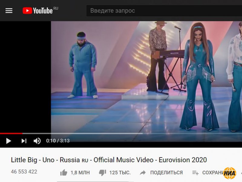 46 миллионов просмотров ...Евровидение отменили, но Россия побеждает